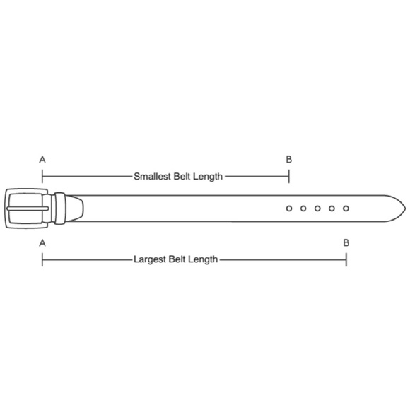 Italian leather men’s silver tone square buckle black leather belt - Picture 7 of 7